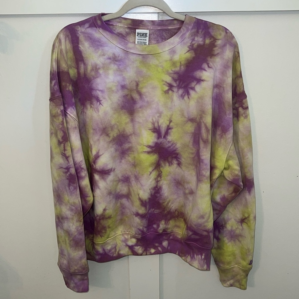 Victoria Secret PINK brand Tie Dye Sweatshirt